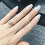 Short-almond-coffin-acrylic-nails