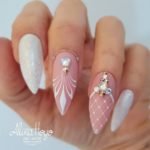 almond wedding nails