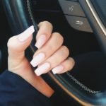 long coffin acrylic nails