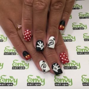 disney and mickey mouse nail art