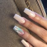 Reflective Foil Nail Design