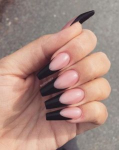 black french tips