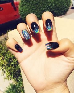 iridescent ombre tip