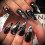 black white swirl