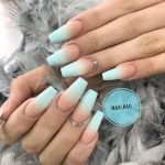 blue ombre crystals