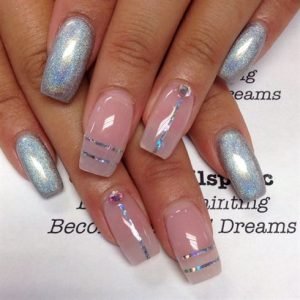 holographic clear stripe