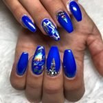 cobalt blue holographic finish