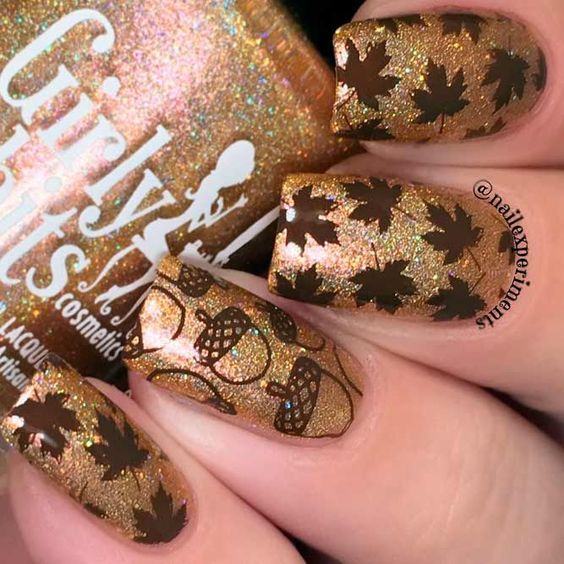 40 Thanksgiving Nail Art Designs to Get Inspired By