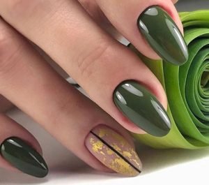 army green with gold