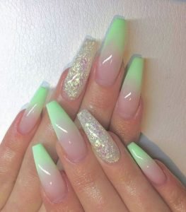 lime french ombre