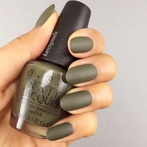 olive green matte finish
