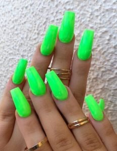 shocking green neon