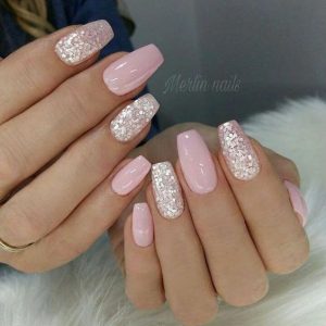 pink glitter solid