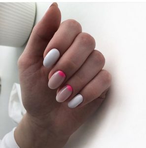 white nude hot pink