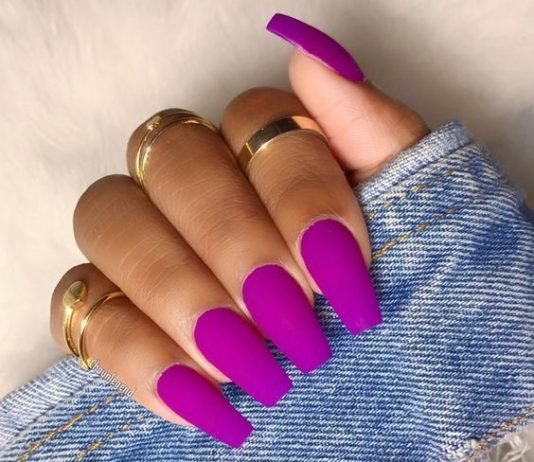 matte purple bright