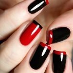 red and black french