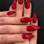 red glitter