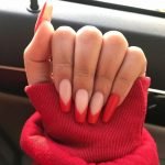 red nails
