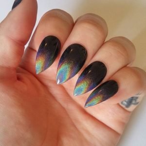 black stiletto hologram