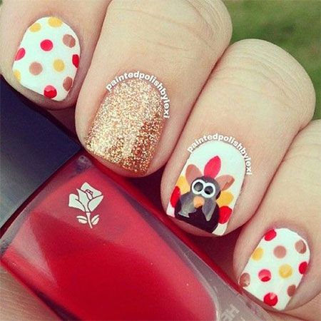 40 Thanksgiving Nail Art Designs to Get Inspired By