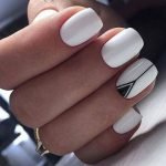 white triangle design