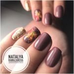 35. Autumn Leaf Nail Accent