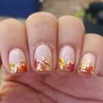 36. Autumn Leaves Nail Tips