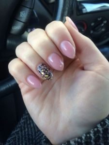 pale pink leopard stiletto
