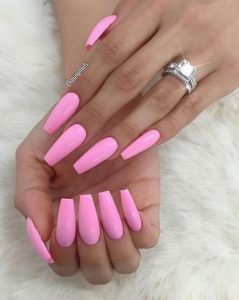 solid bold light pink