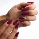 burgundy rhinestone