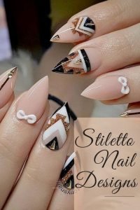 nude aztec stiletto