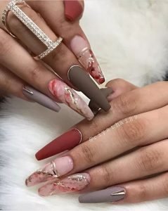 fall marbling matte