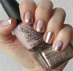 nude gold chrome