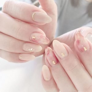 nude embellished design