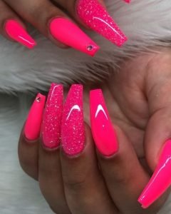 neon glitter rhinestone
