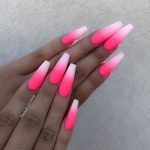 hot pink ombre
