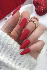 simple matte red