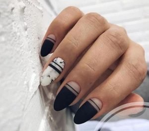 matte black negative space