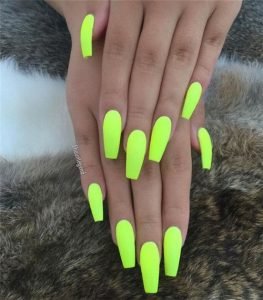 solid neon yellow summer