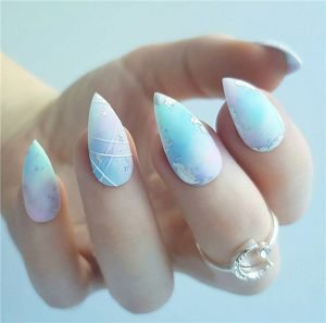pastel tie dye stiletto