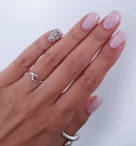 rhinestone little finger