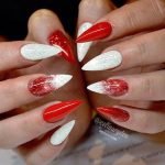 red white holiday stiletto