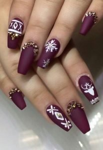 purple xmas design