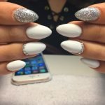 silver glitter accent