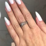 simple white with stone