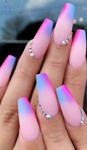 tie dye pink matte