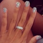 all silver glitter