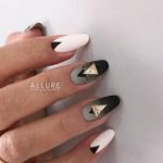 black triangle white matte