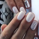 chrome glitter white