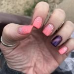 coral accented with cat eye